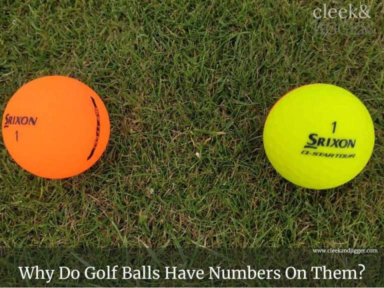 Why do Golf Balls Have Numbers on Them?