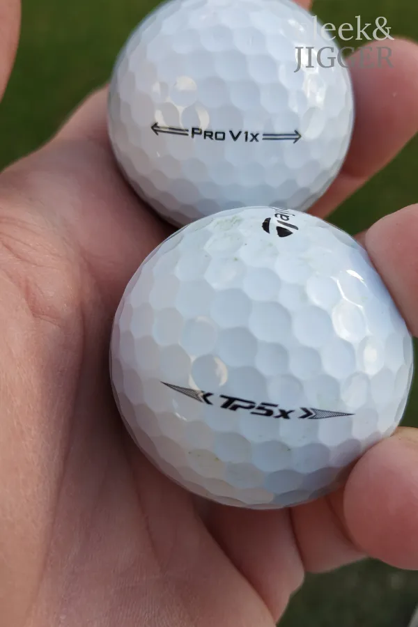 Titleist Pro V1x And Taylormade Tp5x