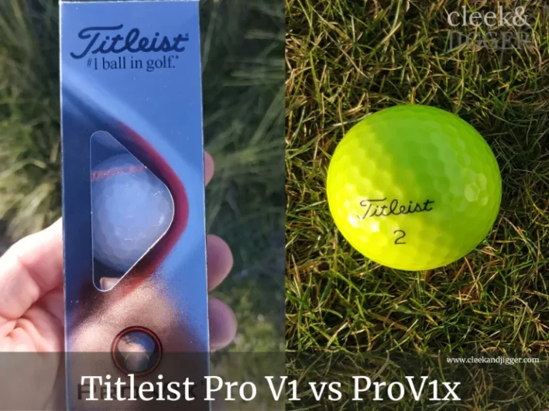 Titleist Pro V1 vs Pro V1x