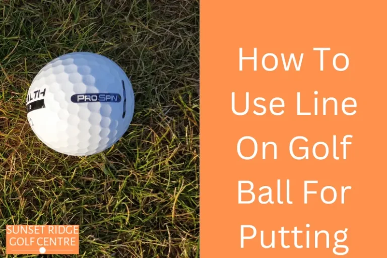 How To Use Line On Golf Ball For Putting